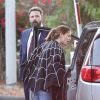 Ben Affleck et Jennifer Garner se réunissent en famille pour Halloween à Malibu, le 31 octobre 2017