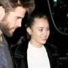 Miley Cyrus et son fiancé Liam Hemsworth arrivent à l'after SNL à New York, le 4 novembre 2017.