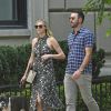 Exclusif - Kate Upton et son fiancé Justin Verlander à New York, le 2août 2017.