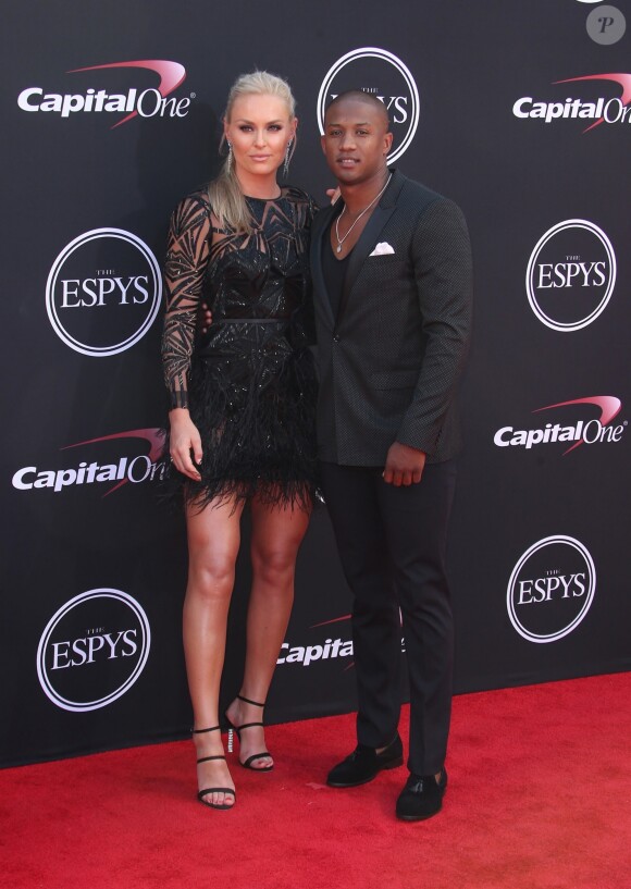 Lindsey Vonn et son compagnon Kenan Smith à la 25e soirée ESPY Awards au théâtre Microsoft à Los Angeles, le 13 juillet 2017.