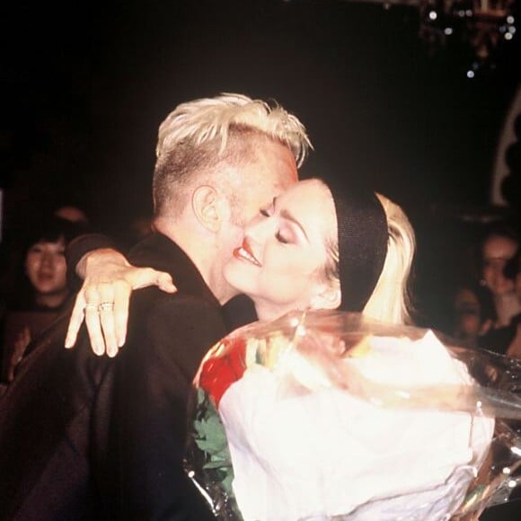 Madonna et Jean Paul Gaultier à Paris, le 19 octobre 1990.