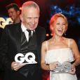 Jean Paul Gaultier (lauréat dans la categorie Mode) et Kylie Minogue (Gentlewoman of the Year) - Gala "GQ Men of the Year Awards" à Berlin, le 7 novembre 2013.