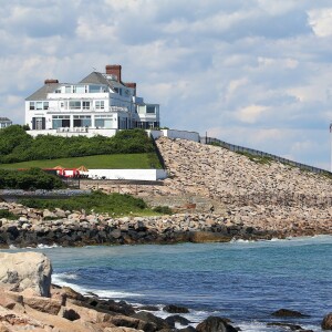 Illustration de la maison de Taylor Swift à Rhodes Island aux États-Unis, le 4 juillet 2017