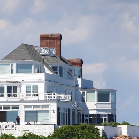Illustration de la maison de Taylor Swift à Rhodes Island aux États-Unis, le 4 juillet 2017