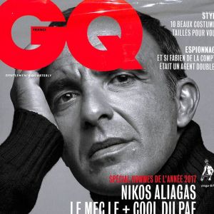 Nikos Aliagas élu "homme de l'année 2017" par le magazine "GQ".