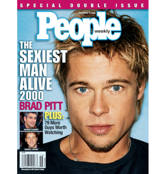 Brad Pitt est l'homme le plus sexy de l'année 2000
