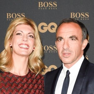 Nikos Aliagas et sa compagne Tina Grigoriou lors de la soirée de la 8ème édition des GQ Hommes de l'Année 2017 au Trianon à Paris, France, le 15 novembre 2017. © Coadic Guirec/Bestimage