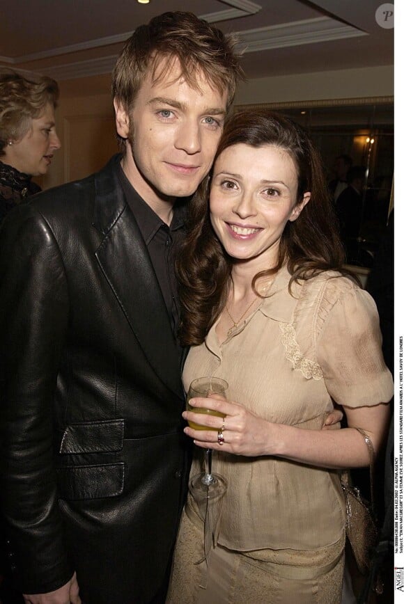 Ewan Mc Gregor, Eve Mavrakis - Soirée Standard Film Awards à Londres en 2002