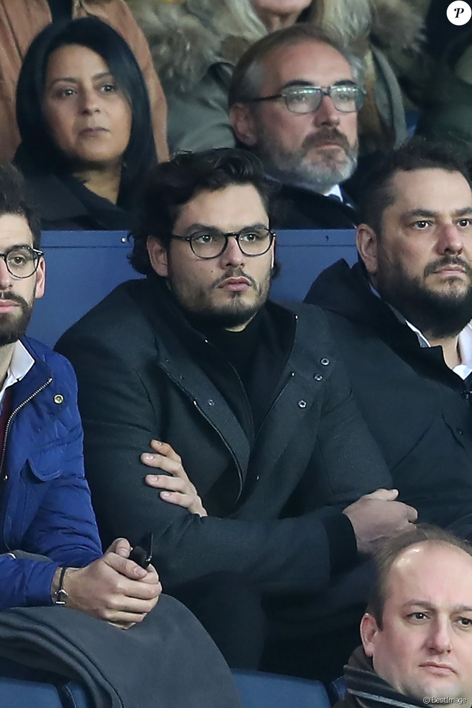 Florent Manaudou - Célébrités dans les tribunes du parc ...