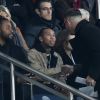 Tyga et Dj Snake (William Grigahcine) - Célébrités dans les tribunes du parc des princes lors du match de football de ligue 1, Paris Saint-Germain (PSG) contre FC Nantes à Paris, France, le 18 novembre 2017. Le PSG a gagné 4-1.