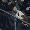 La chanteuse Zaho et Florent Mothe - Célébrités dans les tribunes du parc des princes lors du match de football de ligue 1, Paris Saint-Germain (PSG) contre FC Nantes à Paris, France, le 18 novembre 2017. Le PSG a gagné 4-1.