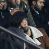 La chanteuse Zaho et Florent Mothe - Célébrités dans les tribunes du parc des princes lors du match de football de ligue 1, Paris Saint-Germain (PSG) contre FC Nantes à Paris, France, le 18 novembre 2017. Le PSG a gagné 4-1.