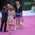 Martina Navratilova et Jana Novotna en juin 2012 à Roland-Garros. Jana Novotna est morte à 49 ans le 19 novembre 2017, des suites d'un cancer.