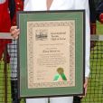 Jana Novotna lors de son intronisation au Tennis Hall of Fame, le 9 juillet 2005 à Newport, Rhode Island. L'ex-championne est morte à 49 ans le 19 novembre 2017, des suites d'un cancer. © Nicolas Khayat/ABACAPRESS.COM 