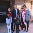 Cristiano Ronaldo entouré de sa maman Maria Dolores dos Santos Aveiro, sa grande soeur Katia, son fils Cristiano Jr, ses neveux Rodrigo et José. Instagram, le 19 novembre 2019.
