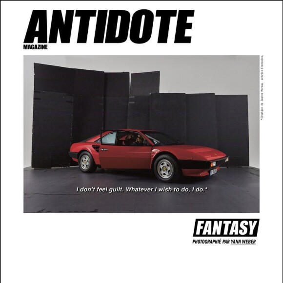 Zahia Dehar en couverture du magazine Antidote. Photo par Yann Weber.