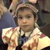Kim Kardashian, filmée par son père Robert Kardashian à Thanksgiving 1985.