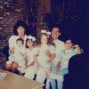 Kris Jenner (ex-Kardashian), Robert Kardashian et leurs enfants Rob, Kourtney, Khloé et Kim.