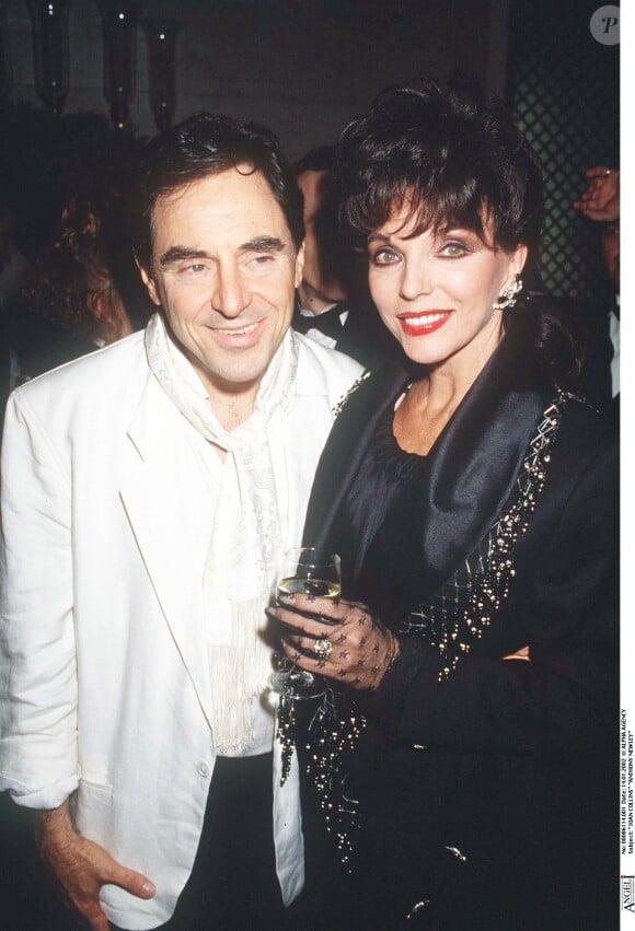 Archives - Joan Collins et son ex-mari Anthony Newley.