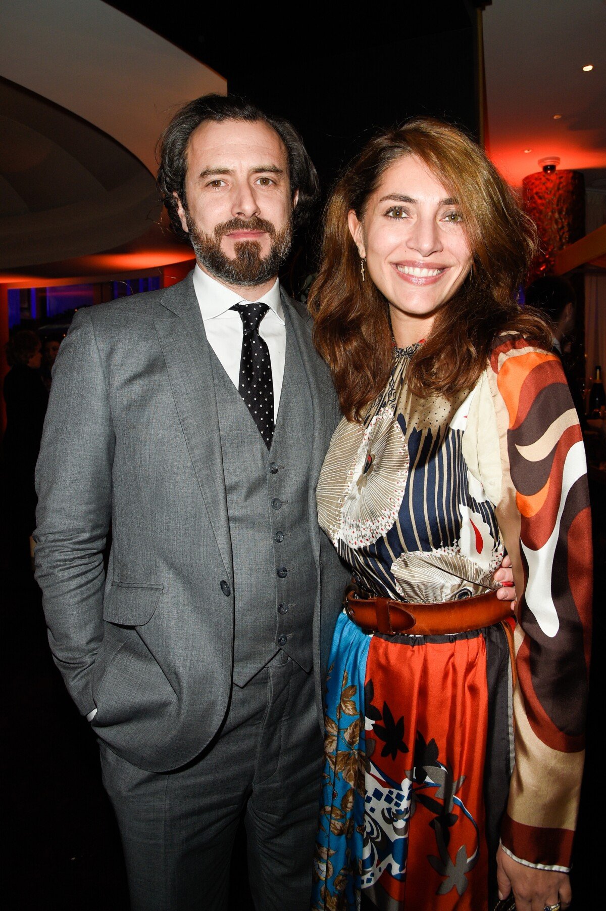 Photo Semiexclusif Edouard Rigaud et Caterina Murino