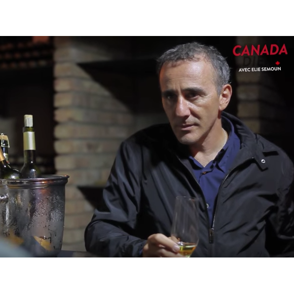Elie Semoun déguste du vin de glace dans le vignoble de l'Inniskillin dans l'épisode 2 de sa découverte de l'Ontario avec Canada Diem.