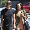 Semi-Exclusif - Naya Rivera et son mari Ryan Dorsey se promènent main dans la main à Los Angeles, le 21 août 2014.