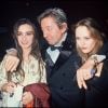 Catherine Ringer, Serge Gainsbourg et Vanessa Paradis lors des Victoires de la musique, le 4 février 1990.