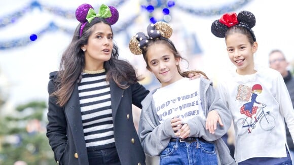 Salma Hayek : Virée féérique à Disneyland avec Valentina, déjà 10 ans
