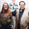 Exclusif - Chiara Conticini et son père Philippe Conticini lors du vernissage de Chiara Conticini la fille du Chef Philippe Conticini à la galerie "Les rois du Monde" à Paris le 30 Novembre 2017. © Denis Guignebourg/Bestimage