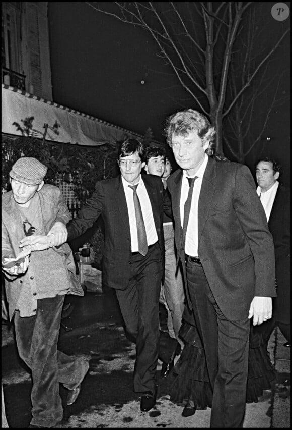 Archives - Johnny Hallyday et Jean-Claude Camus aux César 1983