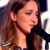 La chanteuse Clémence dans The Voice 4, sur TF1, le samedi 7 février 2015