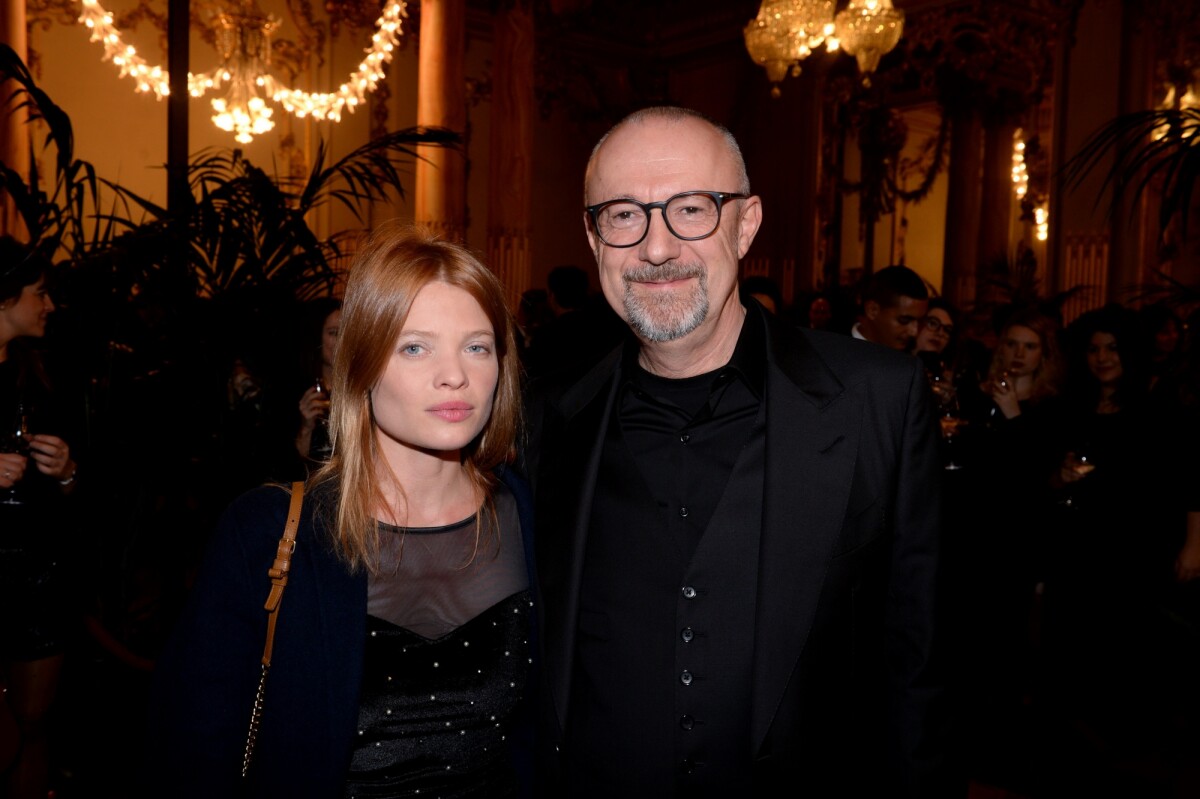 Photo Exclusif Melanie Thierry et Sandro Veronesi PDG de Calzedonia Soiree Intimissimi au musee d Orsay. Intimissimi celebrait la danse et le corps feminin lors d une visite privee du musee