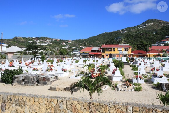 Exclusif - Illustration du cimetière de Lorient, à Saint Barthélemy, où sera enterré Johnny Hallyday. Le 7 décembre 2017.