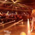 Elodie Gossuin et Christian Millette lors de la demi-finale de "Danse avec les stars 8" (TF1) samedi 9 décembre 2017.