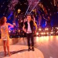 Lenni-Kim et Marie Denigot lors de la demi-finale de "Danse avec les stars 8" (TF1) samedi 9 décembre 2017.