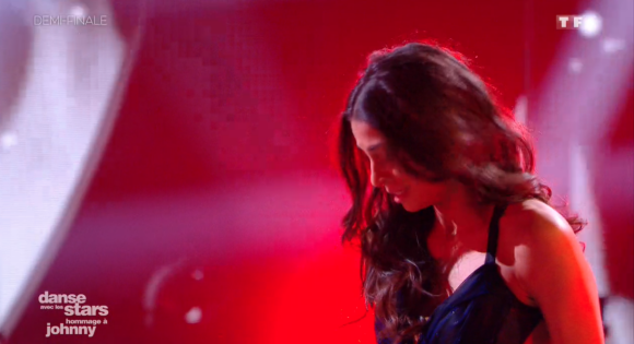 Tatiana Silva lors du prime de demi-finale de "Danse avec les stars 8" (TF1), le 9 décembre 2017.