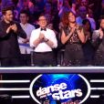 Les juges lors du prime de demi-finale de "Danse avec les stars 8" (TF1), le 9 décembre 2017.