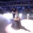 Agustin Galiana et Candice Pascal lors du prime de demi-finale de "Danse avec les stars 8" (TF1), le 9 décembre 2017.