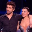 Agustin Galiana et Candice Pascal lors du prime de demi-finale de "Danse avec les stars 8" (TF1), le 9 décembre 2017.
