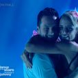 Elodie Gossuin et Christian Millette lors du prime de demi-finale de "Danse avec les stars 8" (TF1), le 9 décembre 2017.