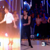 Elodie Gossuin et Christian Millette face à Tatiana Silva et Christophe Licata lors de la demi-finale de "Danse avec les stars 8" (TF1) le 9 décembre 2017.