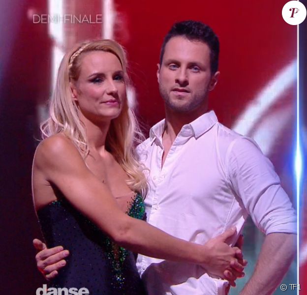 Elodie Gossuin éliminée face à Tatiana Silva lors de la demi-finale de "Danse avec les stars 8" (TF1) le 9 décembre 2017.