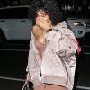 Exclusif - Rihanna arrive dans des studios à New York, Etats-Unis, le 22 octobre 2017.