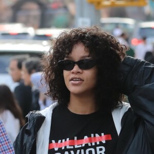 Rihanna revient de son cours de gym à New York le 21 octobre 2017.