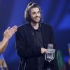 Le portuguais Salvador Sobral remporte la 62ème édition du concours de l'Eurovision 2017 au Centre d'exposition international à Kiev en Ukraine, le 14 mai 2017. © Serg Glovny/Zuma Press/Bestimage