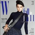 Kendall Jenner en couverture de l'édition sud-coréenne de  W . Septembre 2017.