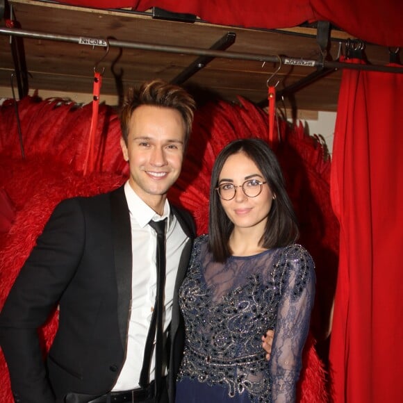 Exclusif - Cyril Féraud, Agathe Auproux - 23e édition des Trophées de la Nuit au Moulin Rouge à Paris, le 5 décembre 2017. © Baldini/Bestimage