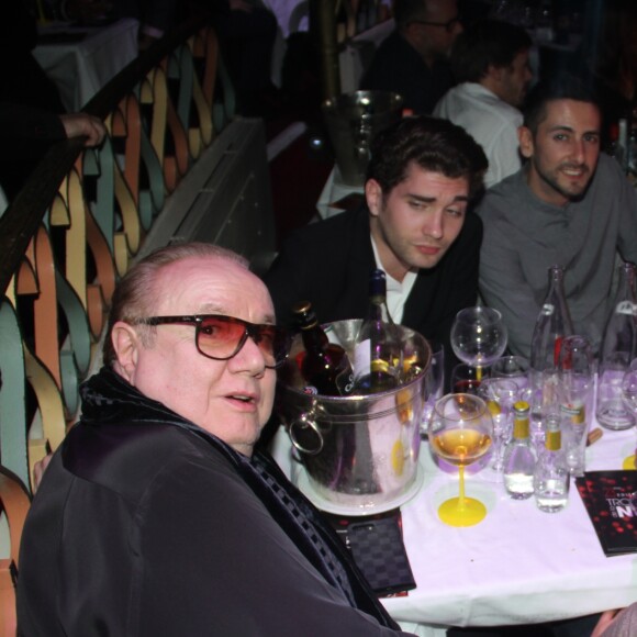 Exclusif - Michel Michel (patron du Banana Café), Fabien (directeur du Balajo) -- 23e édition des Trophées de la Nuit au Moulin Rouge à Paris, le 5 décembre 2017. © Baldini/Bestimage