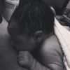 Joanne Beckham, la petite soeur de David Beckham, annonce la naissance de sa fille Peggy (le 9 décembre) sur Instagram le 11 décembre 2017.