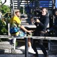 Matthew McConaughey sur le tournage de 'The Beach Bum' à Miami, le 12 décembre 2017